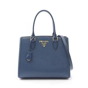 Prada SAFFIANOSOFT handbag Saffiano leather blue